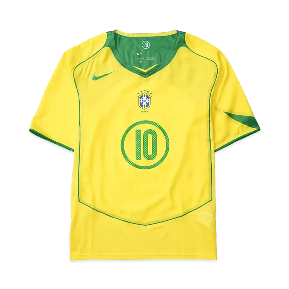 Nike CBF 2004 Brazil Ronaldinho Total 90 Reissue Soccer Jersey "Yellow" IF2941-731