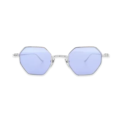 Chrome Hearts EVACULATION Sunglasses "Silver/Blue"