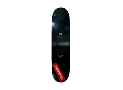 Supreme Routed Box Logo Skateboard "Black"