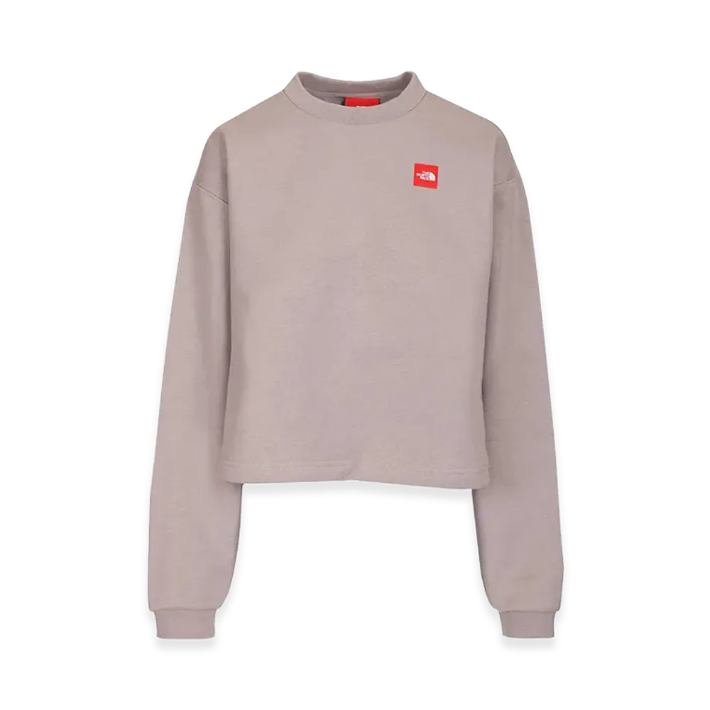 The North Face Women's Box Sweatshirt "Gray/Red"