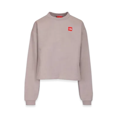 The North Face Women's Box Sweatshirt "Gray/Red"