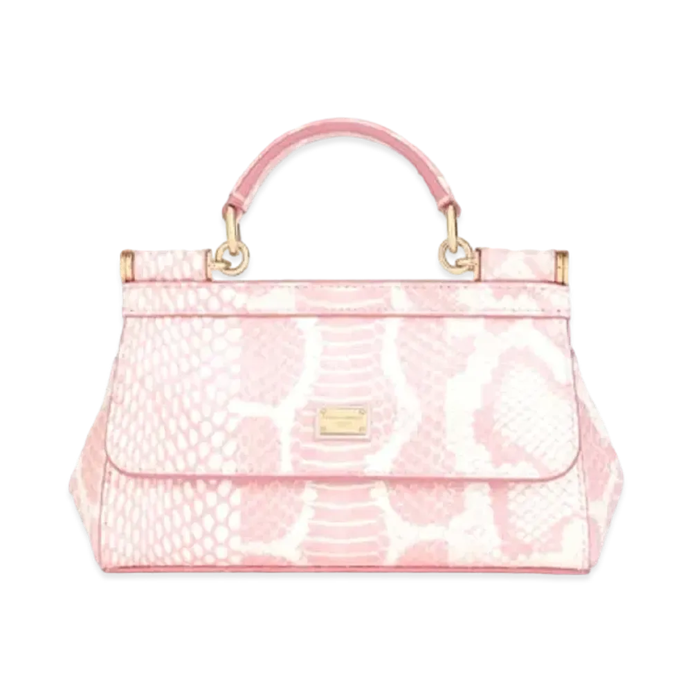 Dolce&Gabbana Sicily Bag Medium Print Elafe "Multicolor"
