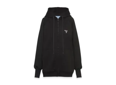 PRADA Women's Oversized Hoodie "Black/White"