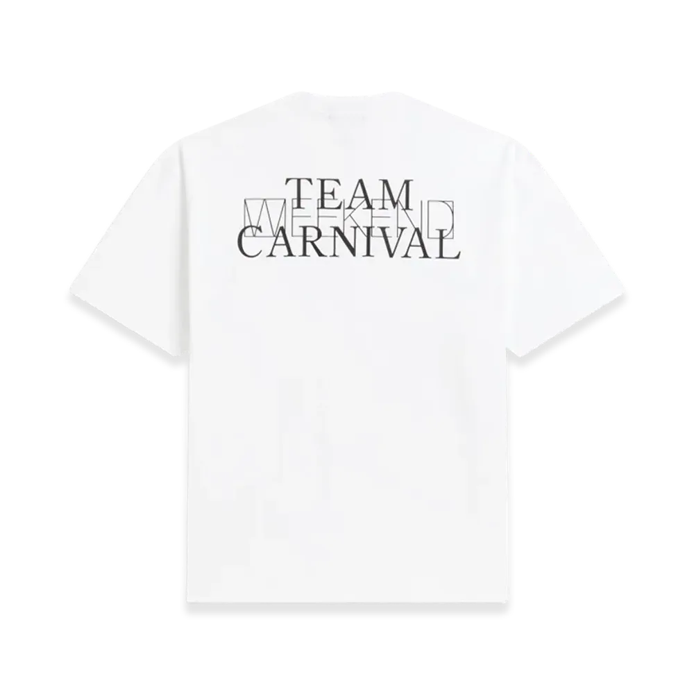 FRAGMENT x CARNIVAL x WEEKEND SEQUEL TYPO OVS T-Shirt "White"