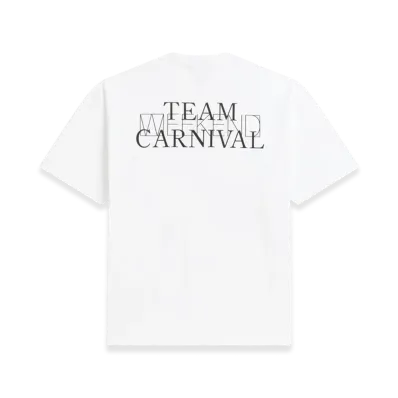 FRAGMENT x CARNIVAL x WEEKEND SEQUEL TYPO OVS T-Shirt "White"