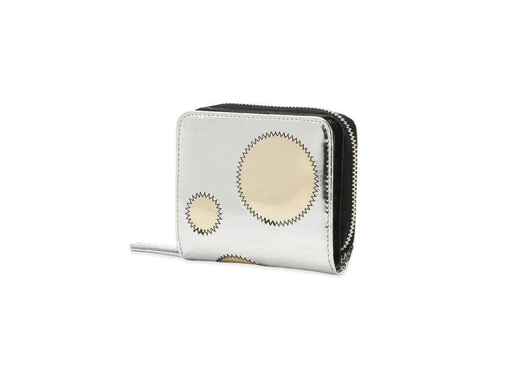 Yohji Yamamoto Y's DOT PATCHWORK LEATHER WALLET "Gold/Silver"
