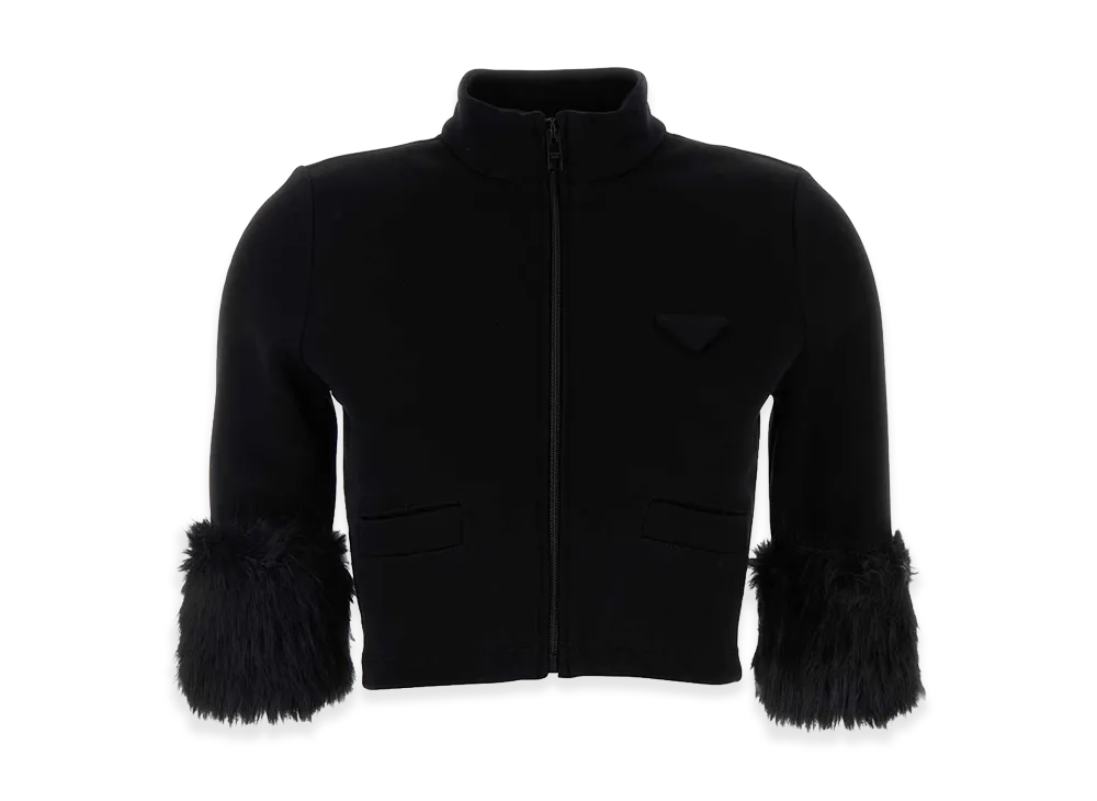 PRADA Women's Cotton Blend Jacket "Black"