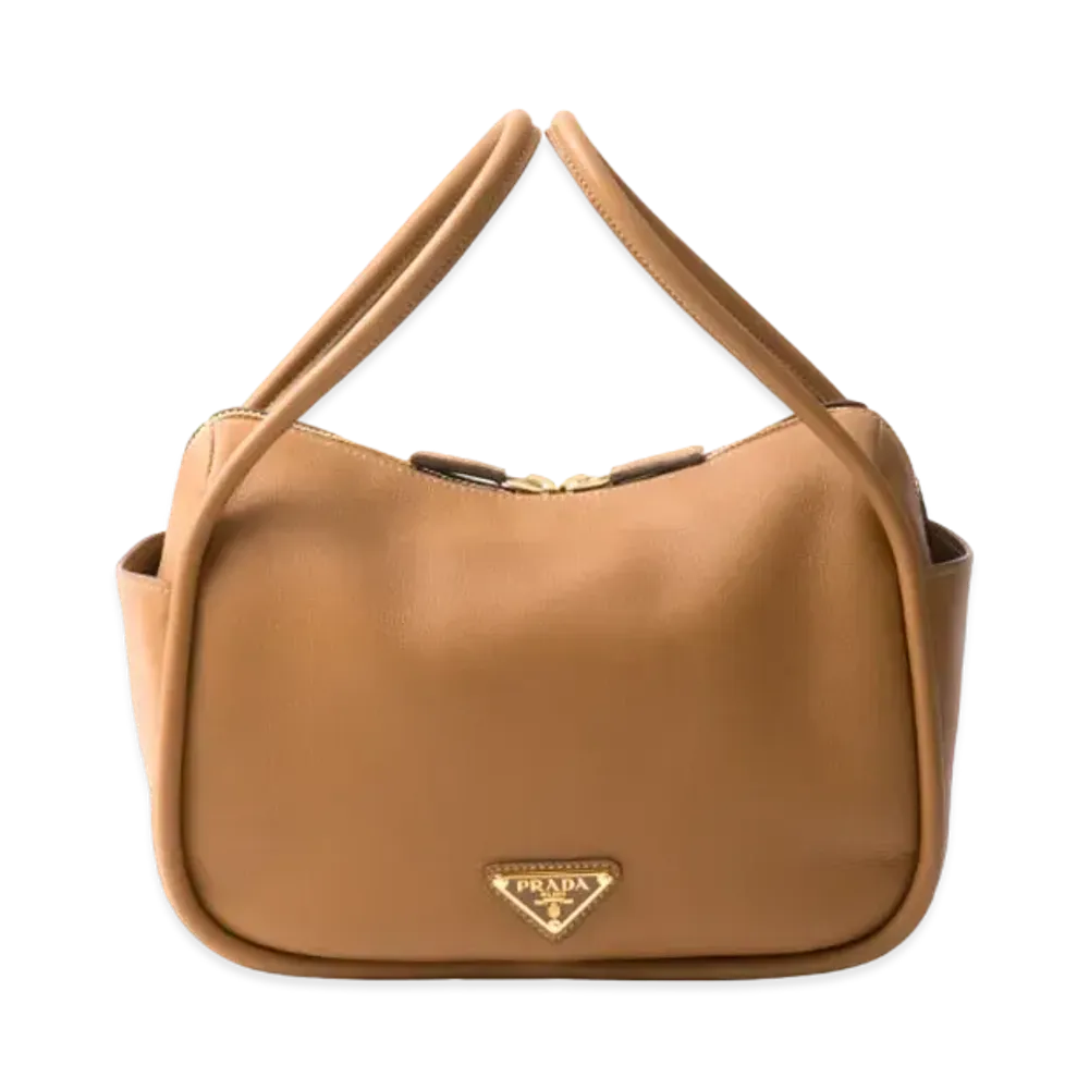 PRADA Darling Leather Handbag "Camel"