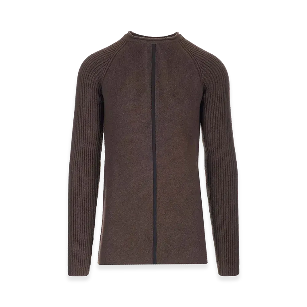 Rick Owens Crew-Neck Pullover "Brown"