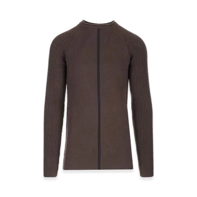 Rick Owens Crew-Neck Pullover "Brown"