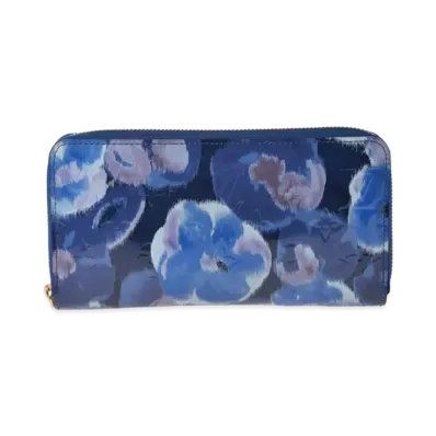 Louis Vuitton Ikat Zippy Wallet Monogram Vernis "Grand Blue"