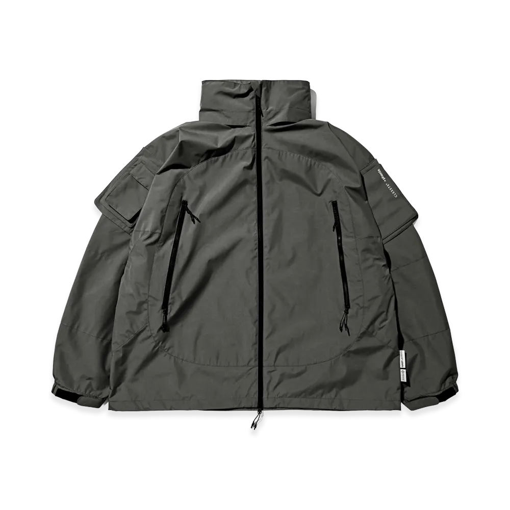 CLESSTE +Phenix Windstopper By Gore-Tex Labs City Military Jacket "Asphalt Gray"