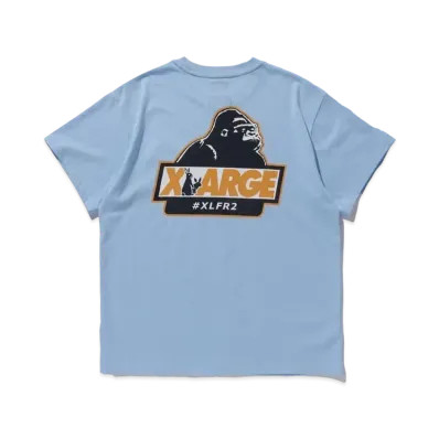 XLARGE x FR2 OG Logo S/S T-shirt "Lt Blue"