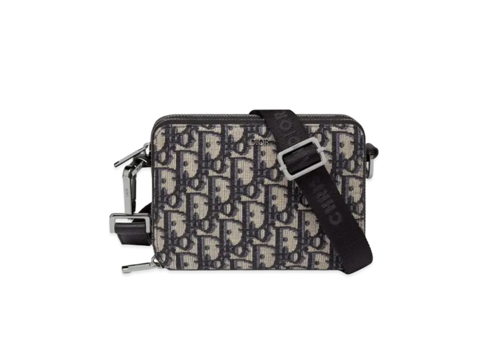 ディオール ショルダーストラップ ポーチ ディオール オブリーク ジャカード "ベージュ" 2OBBC119YSE_H05E