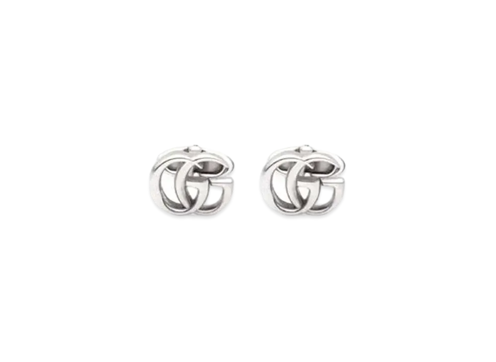 GUCCI Silver Cufflinks With Double G