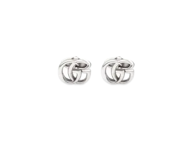 GUCCI Silver Cufflinks With Double G