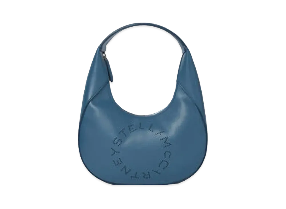 Stella McCartney Small Stella Logo Shoulder Bag "Teal"