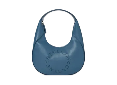 Stella McCartney Small Stella Logo Shoulder Bag "Teal"