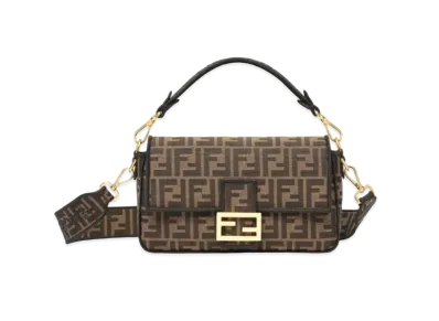 FENDI Baguette Fabric Bag "Brown"