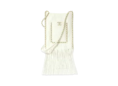 CHANEL Small Shopping Bag Calfskin "White"