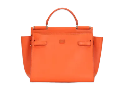 Dolce&Gabbana Sicily Soft Bag Medium Calfskin "Orange"