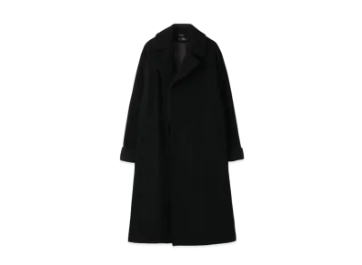Yohji Yamamoto Y's WOOL MOSSA DESIGN SLEEVE COAT "Black"
