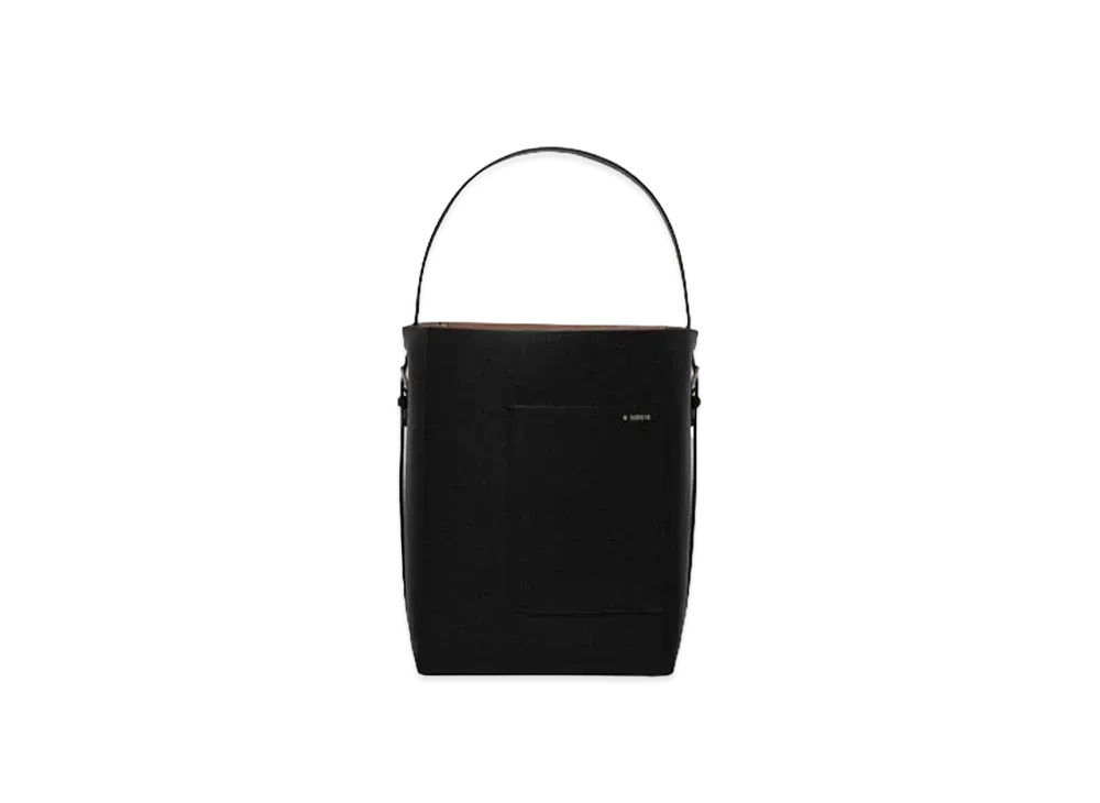 Valextra Bucket Medium Bag "Black"