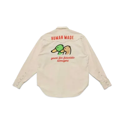 HUMAN MADE WESTERN CHAMBRAY SHIRT "Natural"