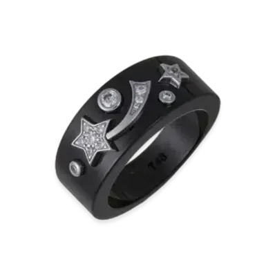 CHANEL Ultra Cosmic Ring Diamond "Black"