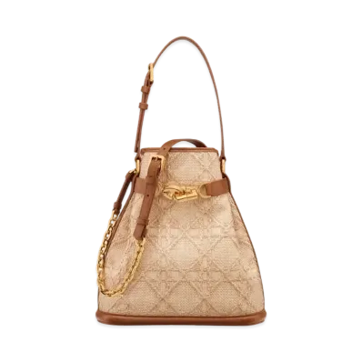 Dior Medium Cest Dior Bag Cannage Raffia "Natural"