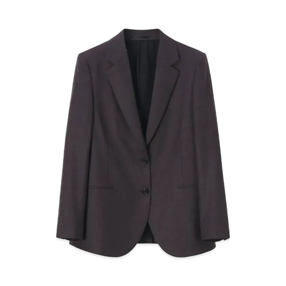 Paul Smith Women's Wool Flannel Jacket "Brown"