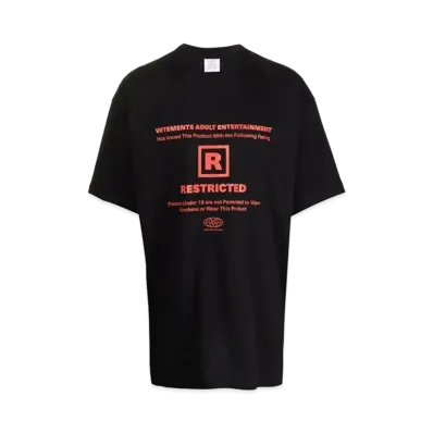 VETEMENTS Restricted Tee "Black"