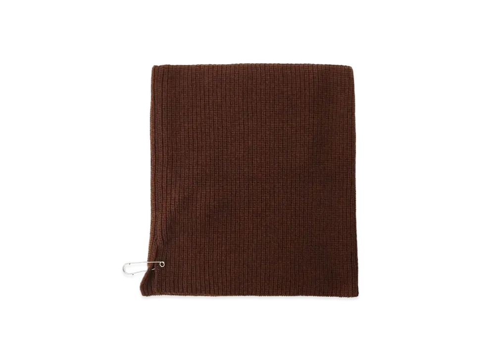 Yohji Yamamoto Y's SOFT LAMB BIG SNOOD "Brown"