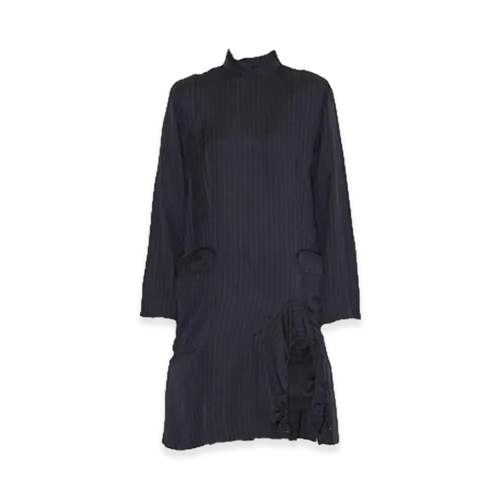 TOGA PULLA Women's Cupra Stripe Dress "Navy"