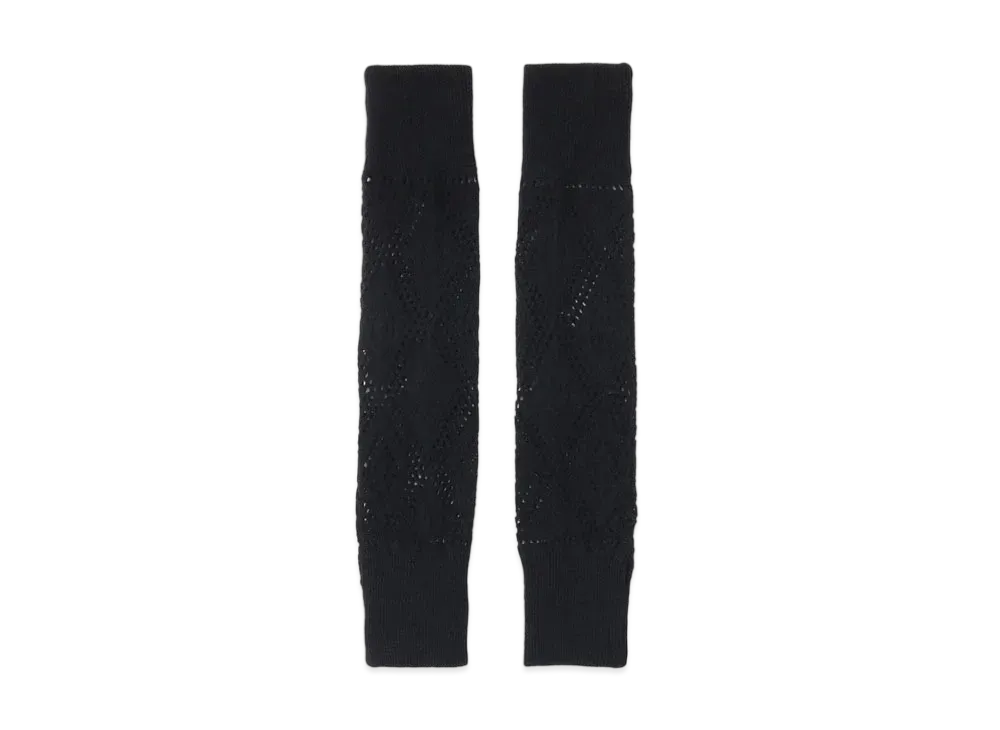Yohji Yamamoto Y's WOOL LACE ARM WARMER "Black"