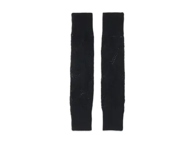 Yohji Yamamoto Y's WOOL LACE ARM WARMER "Black"