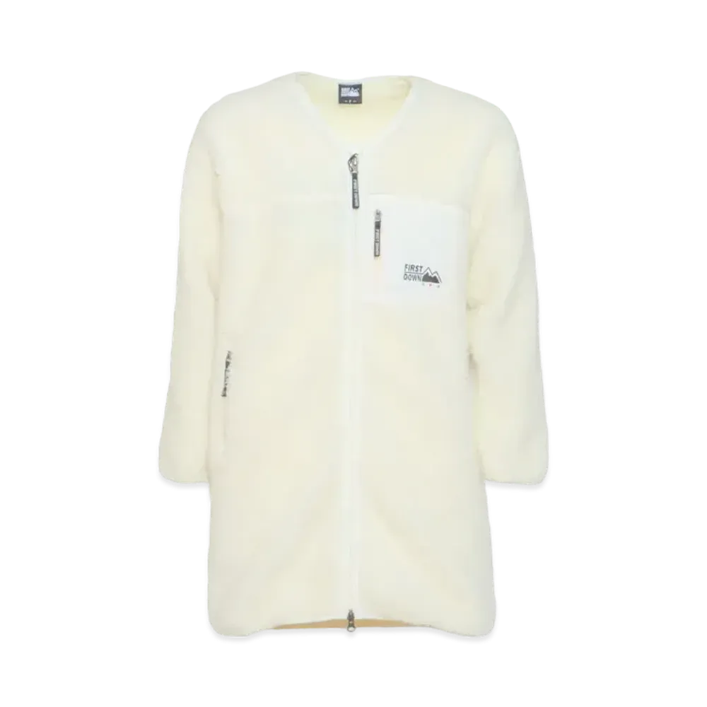 FIRST DOWN TUMBLING BOA COAT "White"