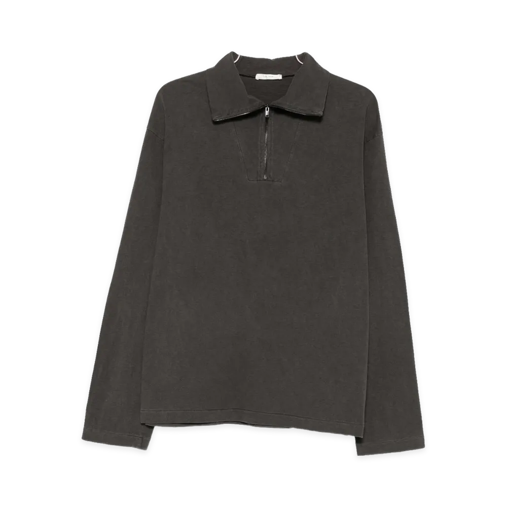 The Row Main Sweaters "Black/Dark Grey"