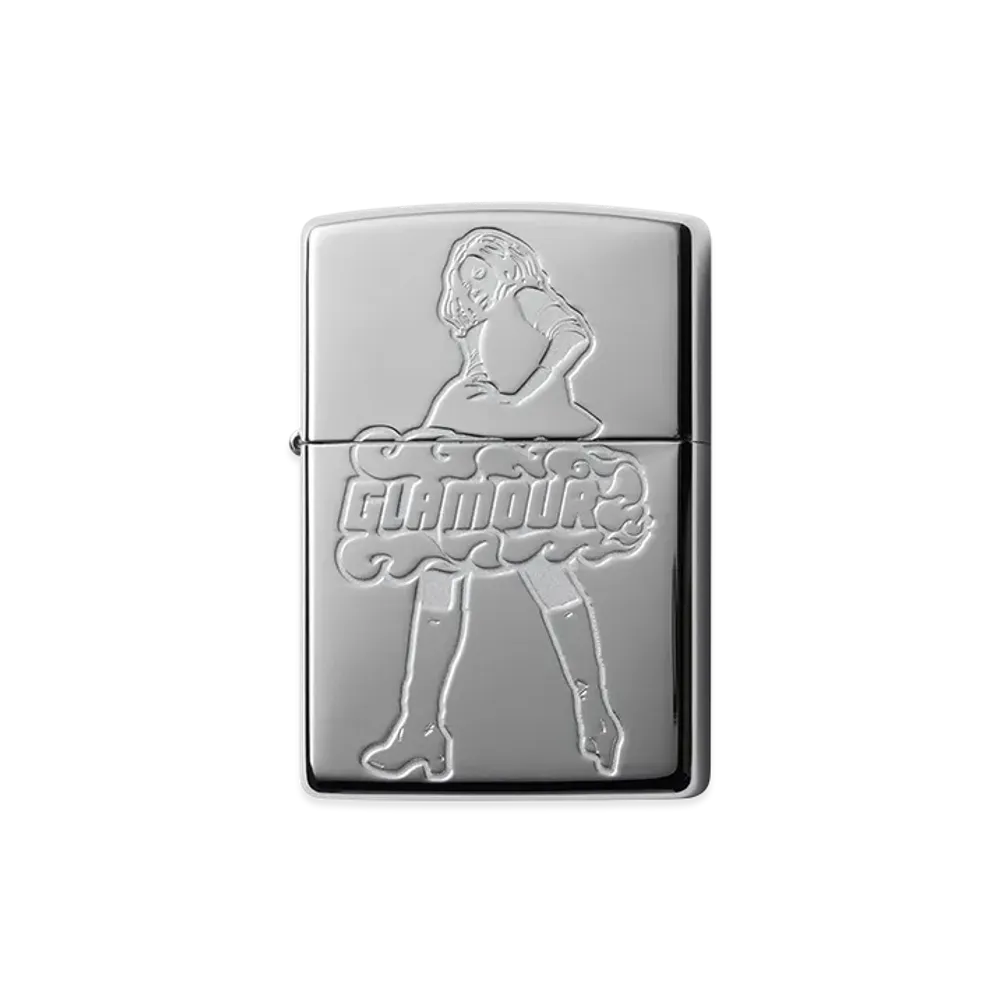 HYSTERIC GLAMOUR Vixen Girl Zippo "Silver"