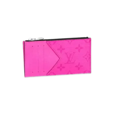 Louis Vuitton Coin Card Holder Taigarama "Fuchsia"