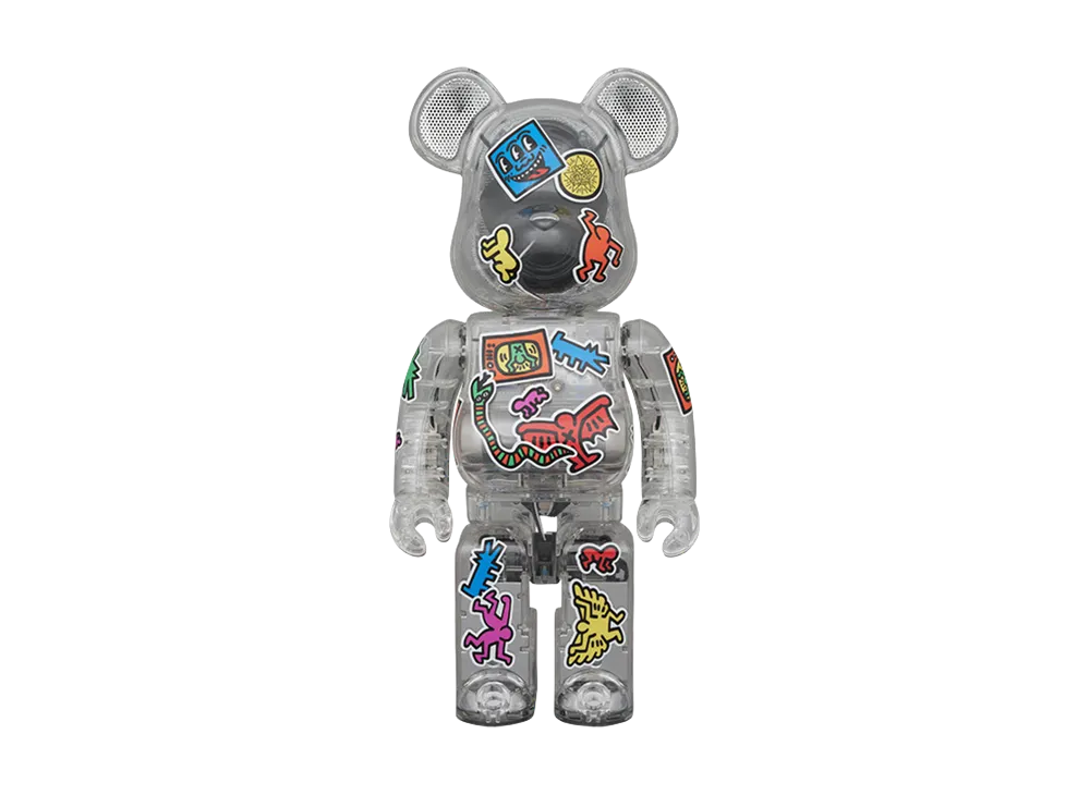 MEDICOM TOY "BEARBRICK" Audio Portable Bluetooth Speaker Keith Haring 400%