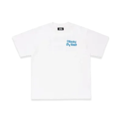 Wasted Youth Graphic T-Shirt #2 "White"