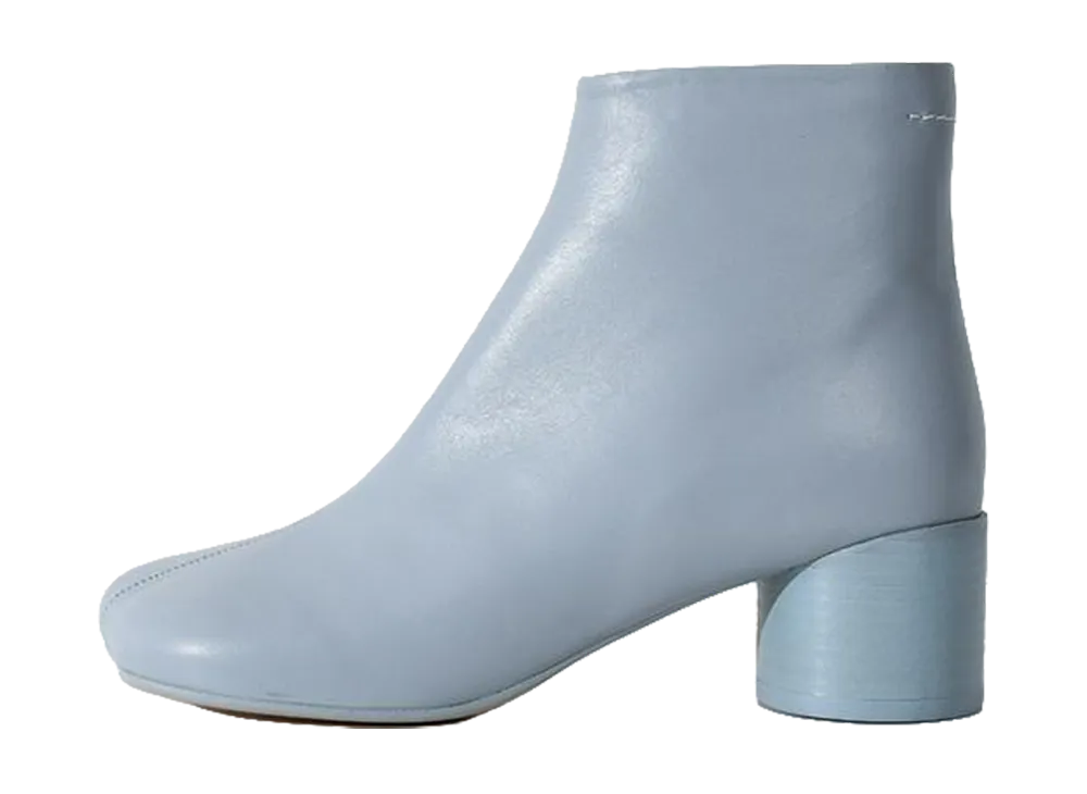 MM6 Maison Margiela Women's Anatomic Ankle Boots "Light Blue"
