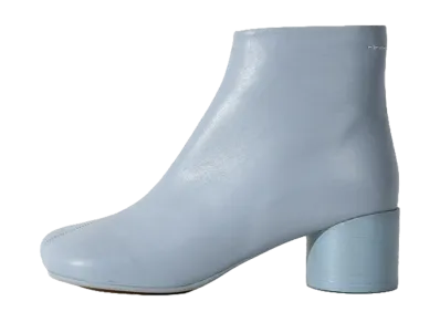 MM6 Maison Margiela Women's Anatomic Ankle Boots "Light Blue"