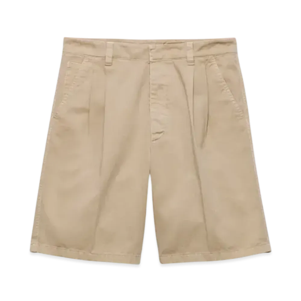 PRADA Men's Cotton Bermudas "Beige"