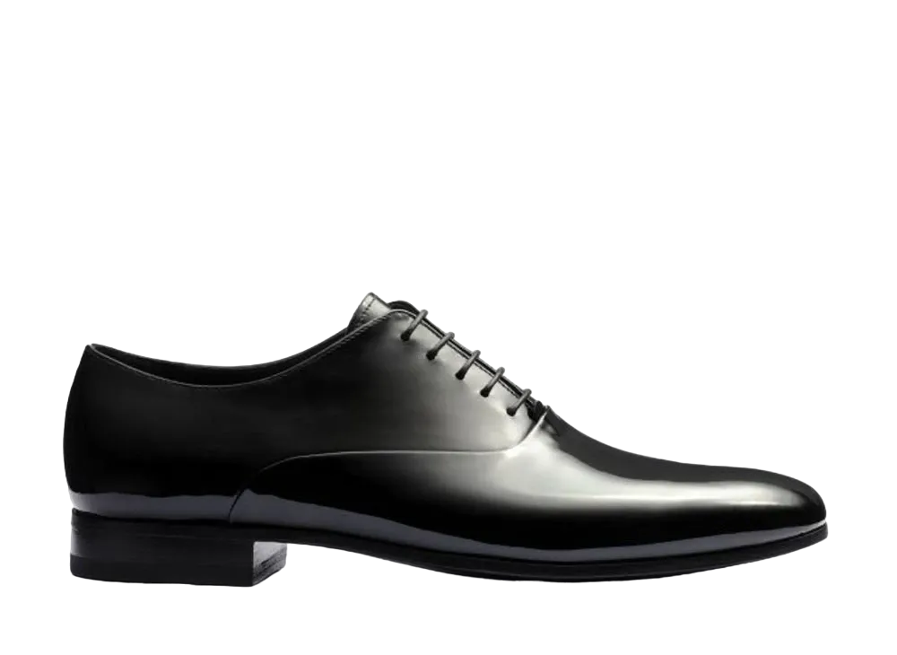 J.M.Weston Albi Oxford #912 Patent Calf "Black"13A7FPA91253 Single Leather Sole