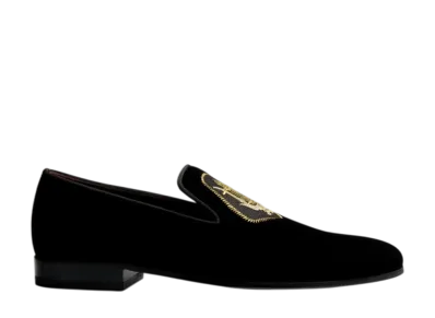 Opera De Paris x J.M.Weston Albi Loafer With Embroidery #972 "Embroidery Black"
