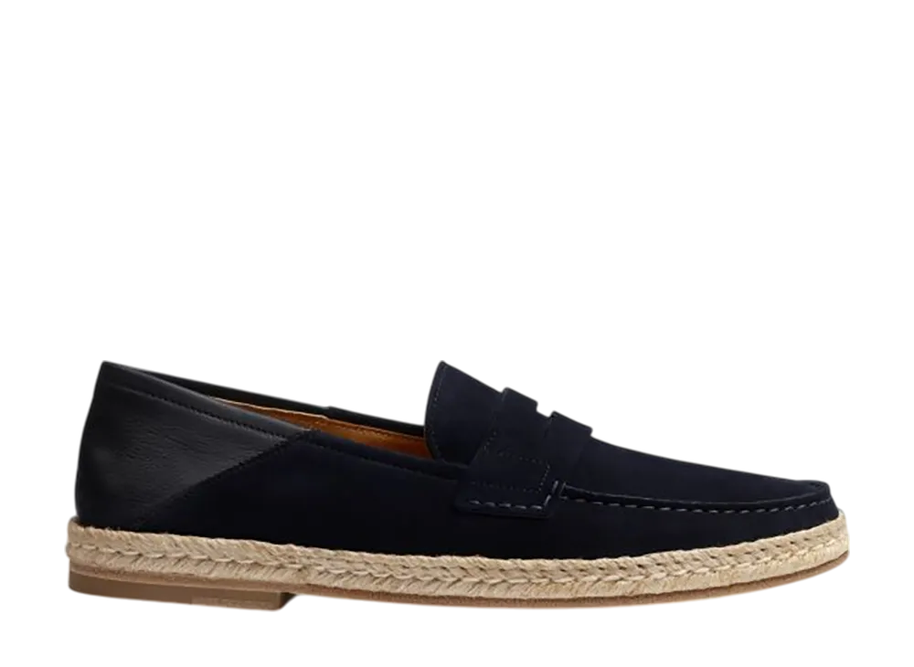 J.M.Weston Uzes Loafer #971 "Navy Suede"