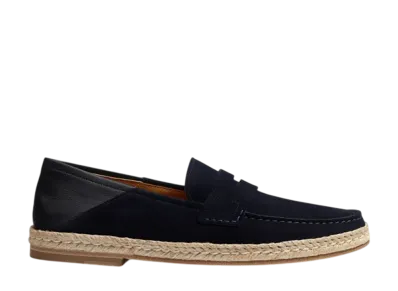 J.M.Weston Uzes Loafer #971 "Navy Suede"