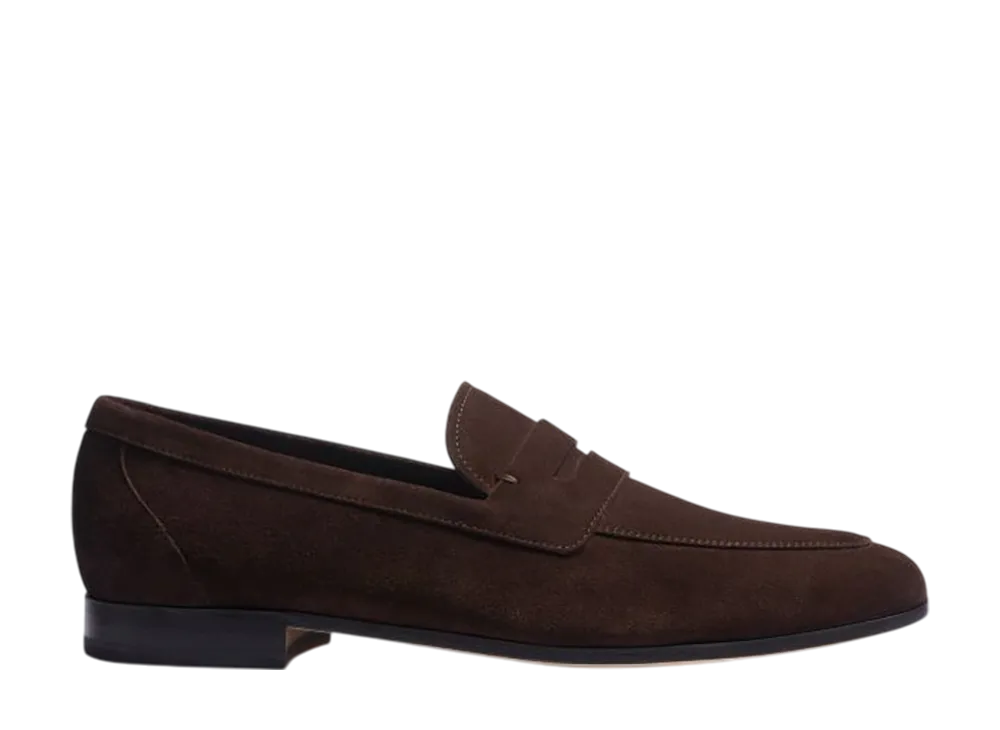 J.M.Weston Woogie Loafer #935 "Dark Brown Suede"